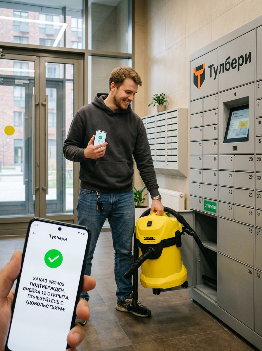 Выдача по QR-коду за 1 минуту